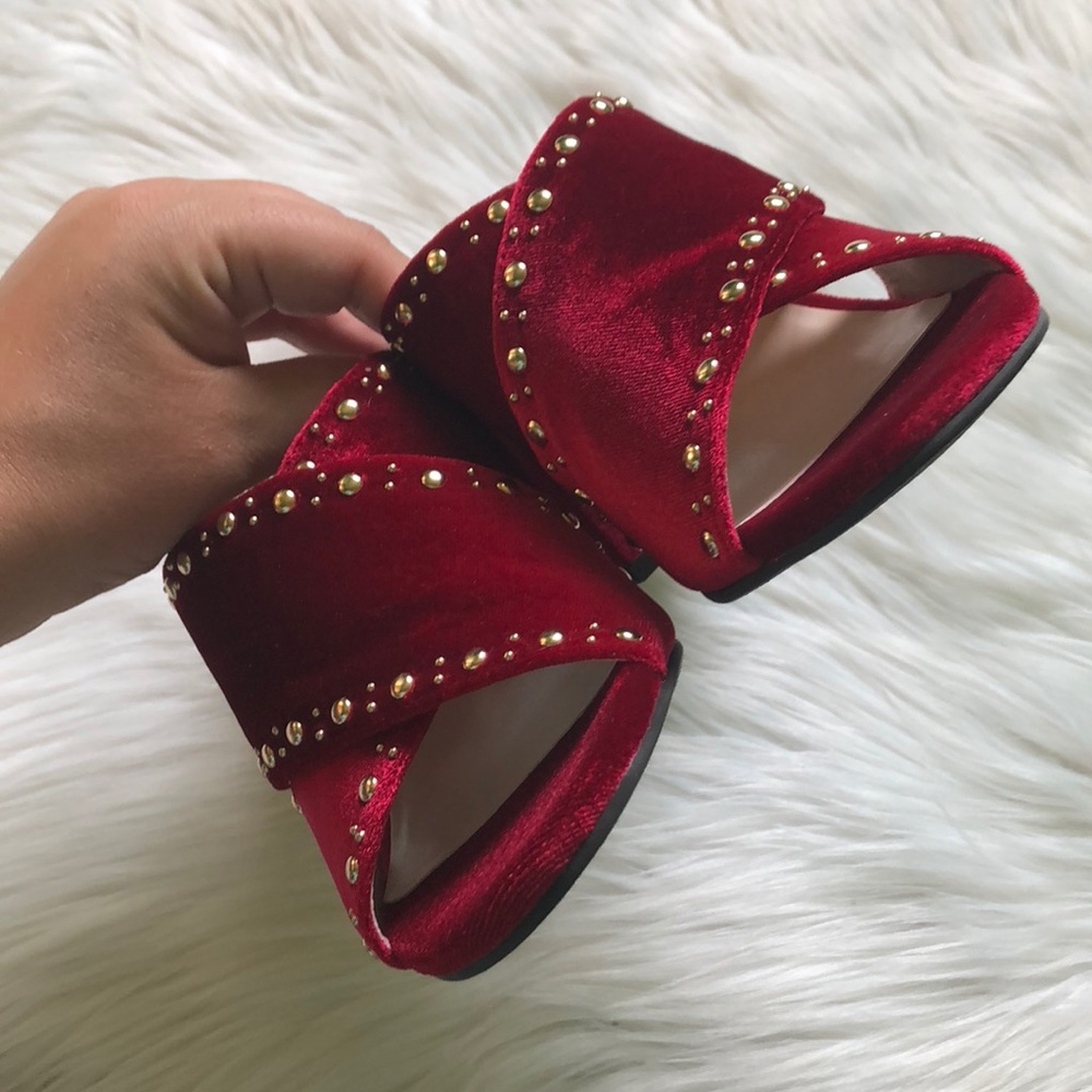 Cole Haan Gabby Studded Slip-On Block Heel Sandal - Picture 5 of 8